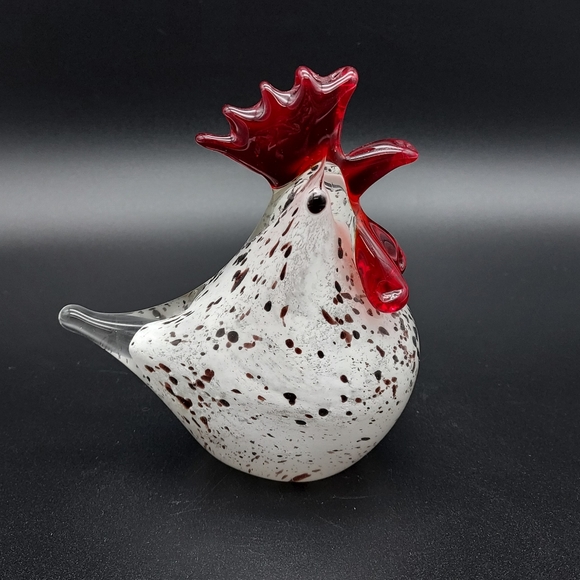 Funky Glass Rooster - Picture 2 of 6